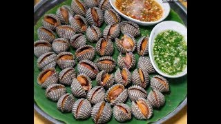 How to Cooking big blood cockles របៀបចំអិនងាវ [upl. by Gerger]