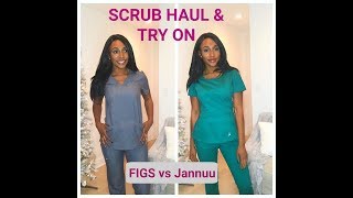 Nursing Scrubs Review  Today We Try Out FIGS and Jaanuu Scrubs [upl. by Ikcim257]