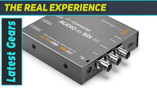 Blackmagic Design Mini Converter Audio to SDI 4K  Enhance Your Audio Workflow [upl. by Rorry]