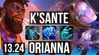 KSANTE vs ORIANNA MID  7011 900 games Godlike  KR Grandmaster  1324 [upl. by Anglo]