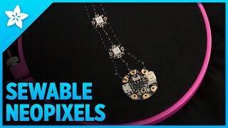 How To Sew the Perfect NeoPixel Circuit [upl. by Oniger102]