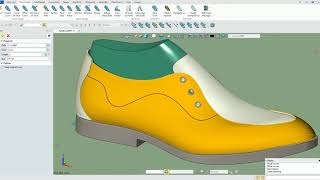 Larystudio 3D shoe design software White shoe [upl. by Ullman]