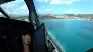 Boeing 737800 landing in Zakynthos 4K [upl. by Otreblif]