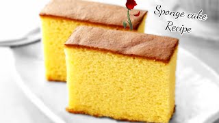 Deliciously Fluffy Sponge Cake  A Musttry Recipe [upl. by Akelahs645]