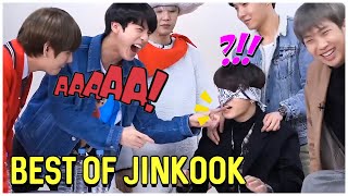 Best Of JinKook  Jin And Jungkook Moments [upl. by Ahsienet]