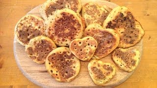 Homemade Crumpets Recipe  MYVIRGINKITCHEN [upl. by Enwad]