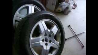 2008 Dodge Caliber Tire Rotation [upl. by Nonnad]