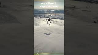 World Record Longest Ski Jump [upl. by Eizdnil]