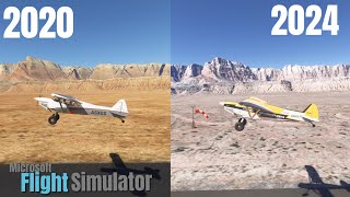 Microsoft Flight Simulator 2024 vs 2020 A SidebySide Comparison [upl. by Bonnice339]