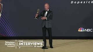 Winner Michael Keaton quotDopesickquot in the 2022 Primetime Emmys Press Room [upl. by Kellda]