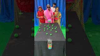 Best family ball roll challenge game shorts [upl. by Kinom]