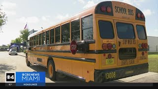 MiamiDade using cameras to catch drivers who illegally pass stopped school buses [upl. by Cart103]