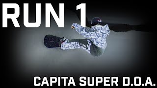 Run 1 Capita Super DOA Snowboard [upl. by Kutzenco]