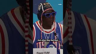 Flavor Flav is the official hype man for the US women’s water polo team [upl. by Nixon]