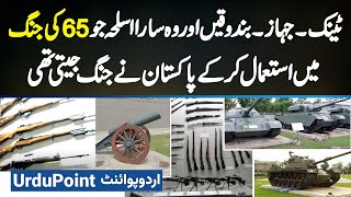 1965 Ki Jang Me Pakistan Ne Kon Se Weapons Use Kar Ke Jang Jeeti Tanks Plane Guns and All Weapons [upl. by Eugirne]