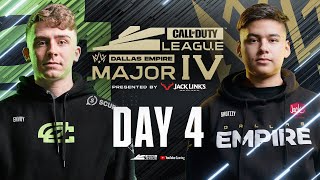 Call Of Duty League 2021 Season  Stage IV Major Tournament  Day 4 [upl. by Nalyd214]