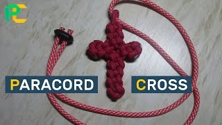 How to make Paracord Cross [upl. by Ianthe]