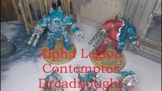 How to Paint an Alpha Legion Contemptor Dreadnought for Warhammer 40k and Horus Heresy [upl. by Oilcareh87]