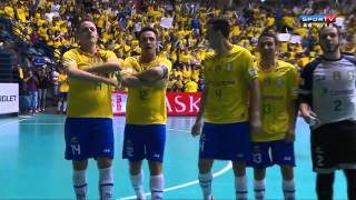 FutsalFINAL Brasil 7 x 2 Colômbia  CAMPEÃO Grand Prix Futsal 2014 [upl. by Eedebez]