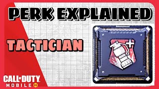 Tactician Perk explained 🔥  Best Perks  Call of Duty  COD Mobile  Battle Royal  Season 11 [upl. by Carberry]