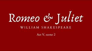 Romeo and Juliet  Act V scene 2 Audiobook [upl. by Leatri92]