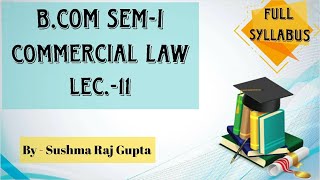 Legality of Object And Consideration2 Commercial Law Lect11 Bcom BBA CA Foundation [upl. by Eerrehc47]