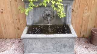 St Aubin Wall Fountain by Campania International from TheGardenGatescom [upl. by Hudnut]