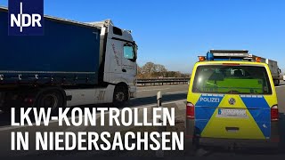 Lkw Was Polizeikontrollen aufdecken  Die Nordreportage  NDR Doku [upl. by Eimilb468]