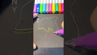 Easy drawing Dolphin 3D step by step shortsdrawing dolphin youtubehighfive scratchbook diy fyp [upl. by Fortunia]