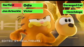 The Garfield Movie 2024 Trailer 2 with healthbars [upl. by Junia962]