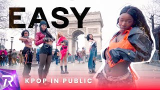 KPOP IN PUBLIC  ONE TAKE LE SSERAFIM 르세라핌 EASY  커버댄스 Dance Cover by RISIN from FRANCE [upl. by Skerl263]