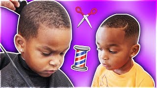 3 Year Old HairCut Transformation  DJs Clubhouse [upl. by Kara169]