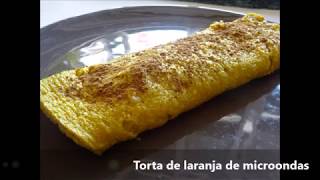 Torta de laranja no microondas  PALEO  LOWCARB [upl. by Enrahs]