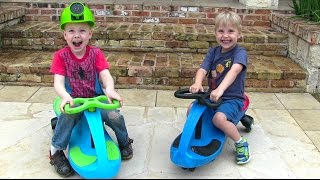 Toy Cars for Kids  Downhill Fun on Ride On Plasma Cars [upl. by Aborn]