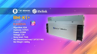 Ibelink BMK1 155T Kadena Miner with PSU and Cord crypto kadena cryptomining btminers [upl. by Ahsaek]