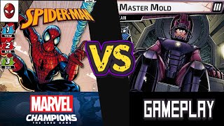 SpiderMan Vs Master Mold Expert True Solo  WebWarrior Fanatic [upl. by Aitat490]