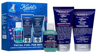 The Best of Kiehls Energizing Moisturizer Facial Scrub amp Cleanser For Men  Quick Review  LOréal [upl. by Knitter907]