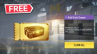 CLAIM FREE 5 GOLD CRATE COUPONS  18 CASTE IN BLOOD CRATES [upl. by Ardnuahsal]