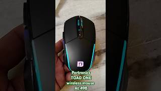 Portronics toad one wireless mousebest mouseRGB rechargeable mouse24hz mouseflipkart BBD sale [upl. by Macilroy684]