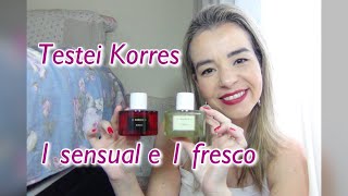 Perfumes Baratinhos Mira e Elksis Korres  1 fresco e 1 sensual [upl. by Atirehgram]