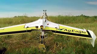 โดรนเพื่อการเกษตร และสำรวจพื้นที่ AgEagle RX48 RX60 auto drone auto UAV unmanned aerial vehicle [upl. by Ilene]