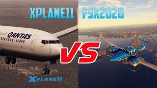 XPLANE 11 VS NEW MICROSOFT FLIGHT SIMULATOR 2020 [upl. by Norabel]