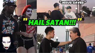 Preached the GOSPEL at MARILYN MANSON Concert [upl. by Nostets464]