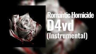 D4vd  Romantic Homicide Instrumental [upl. by Geier372]