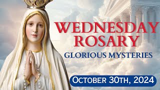 HOLY ROSARY with LITANY🌻 Wednesday October 30 2024 🌻 Glorious Mysteries 🌻 Todays Rosary🌹 [upl. by Freeman]