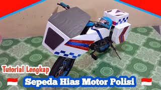 Cara membuat sepeda hias dari kardus [upl. by Amaso]