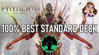 THE BIGGEST HITTING MONO GREEN STOMPY IN STANDARD  Phyrexia All Will Be One [upl. by Ybhsa]