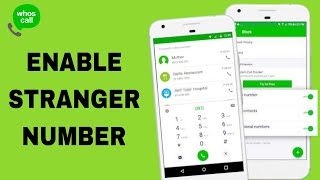 How To Enable Stranger Number On Whoscall App [upl. by Mancino]