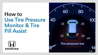 How to Use Tire Pressure Monitor amp Tire Fill Assist [upl. by Attalie789]