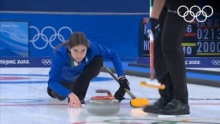 🥇🥌 1st Curling Gold Medal for Italy  Mixed Doubles Final Highlights [upl. by Sisto]